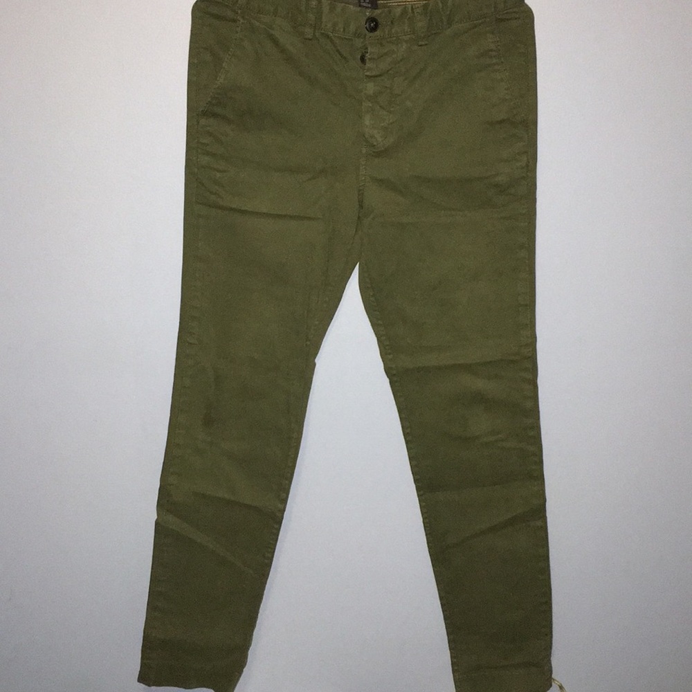 Olive Green H&M Khaki/Chinos Slim Fit 30R